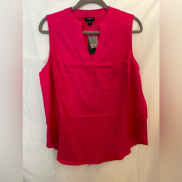 torrid Tops - Torrid Harper linen pull over tank top